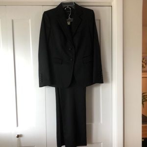 TALBOTS Black Tuxedo Pant Suit